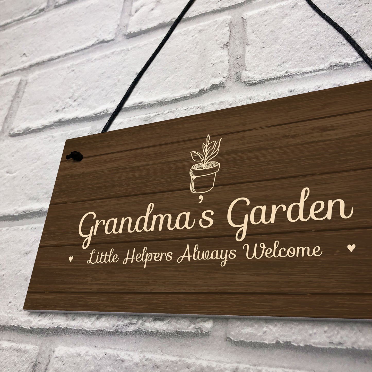 Personalised Garden Sign Nanny Grandma Nan Nanna Gift Home Gift