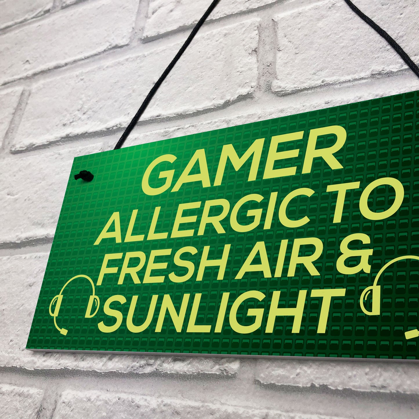 Funny Gamer Gift Gaming Sign For Bedroom Man Cave Son Xmas
