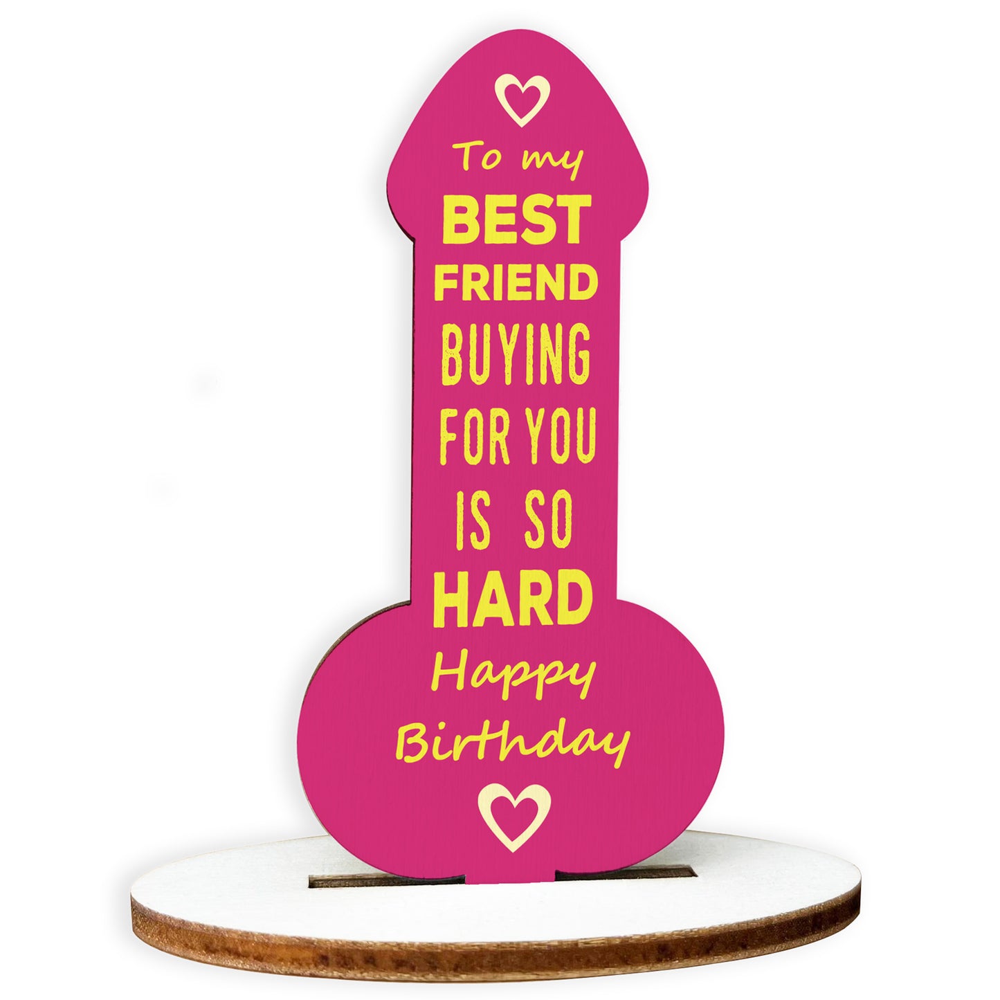 Funny Friendship Plaque Joke Novelty Birthday Gift For Friend