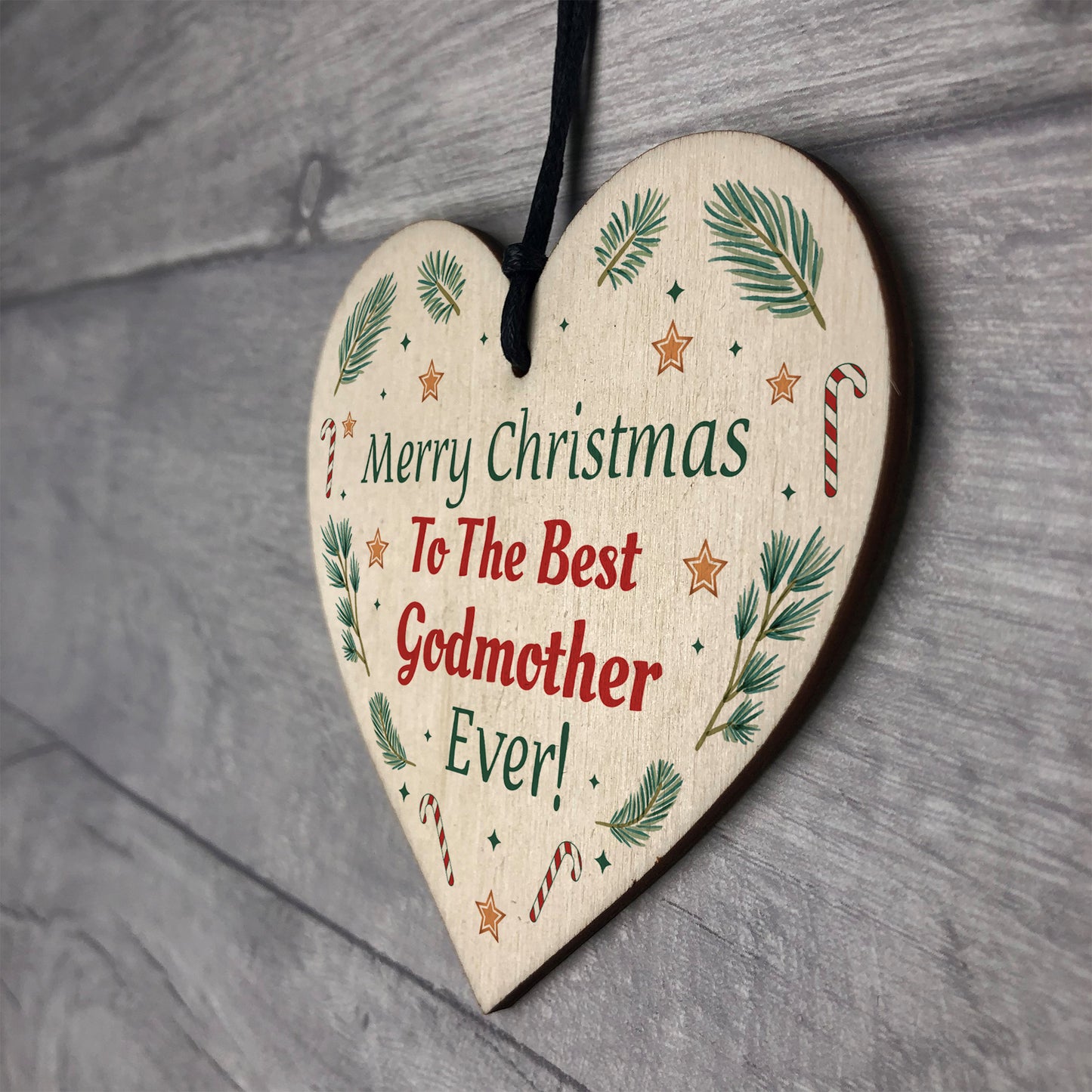 Godmother Gift For Christmas Heart Godparent Christening Gift