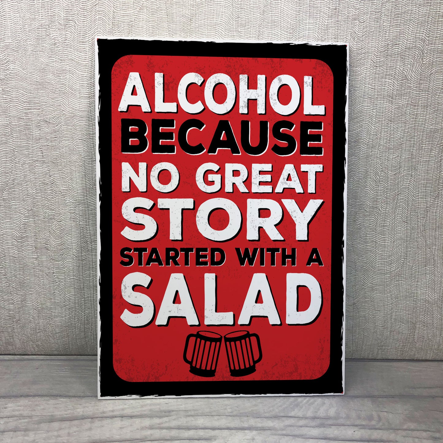 Novelty Home Bar Sign Funny Sign For Garden Bar Shed Man Cave