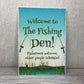 The Fishing Den Fishing Accessories Hanging Shed Garage Man Cave