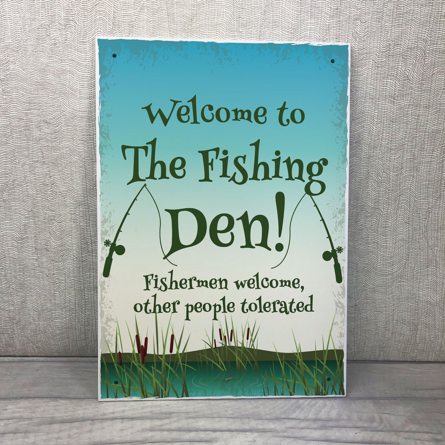 The Fishing Den Fishing Accessories Hanging Shed Garage Man Cave