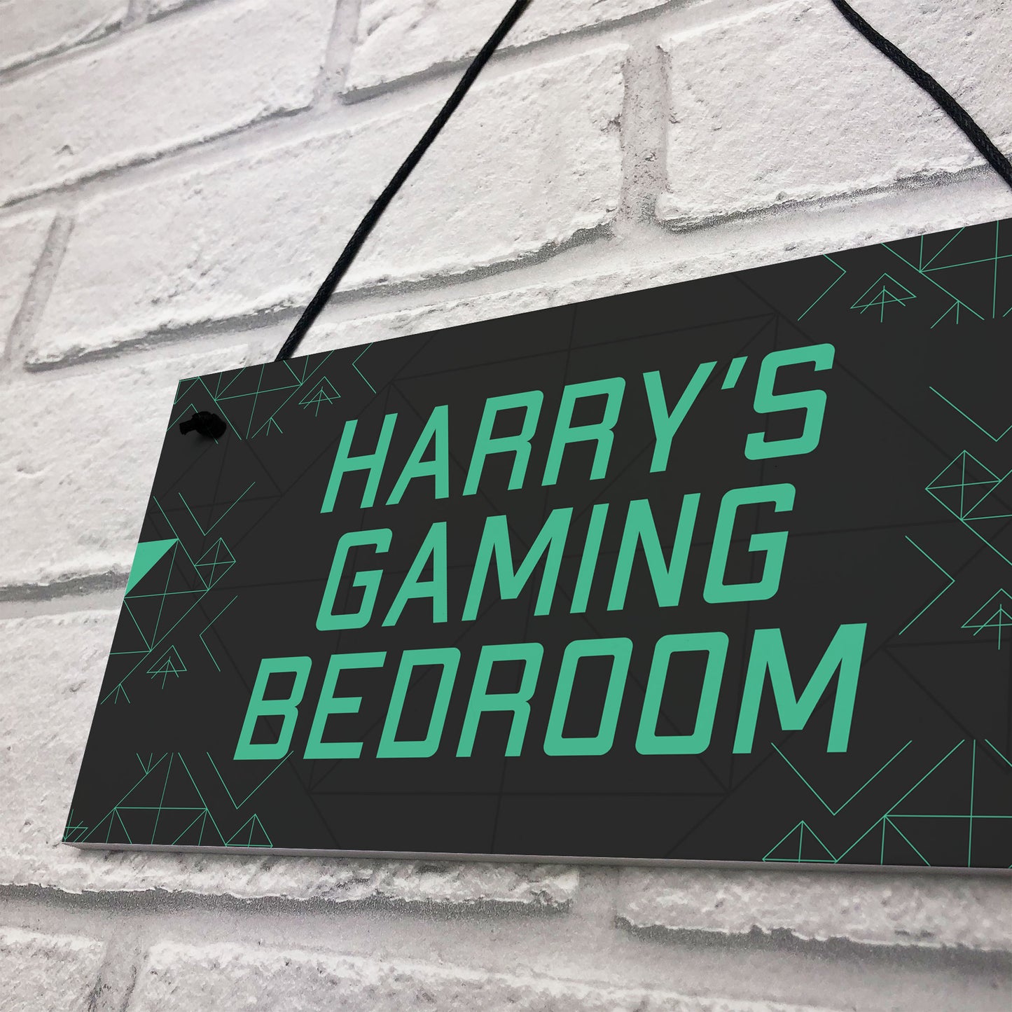 Personalised Boys Gaming Bedroom Sign Christmas Gift For Son