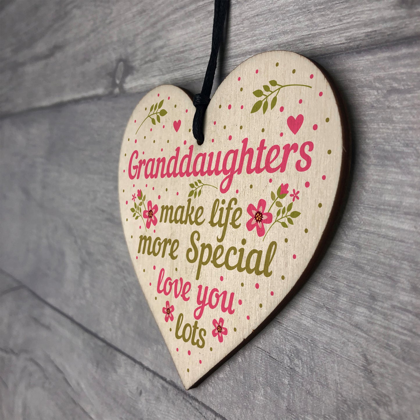 Granddaughter Birthday Card Christmas Gift From Nan Grandad