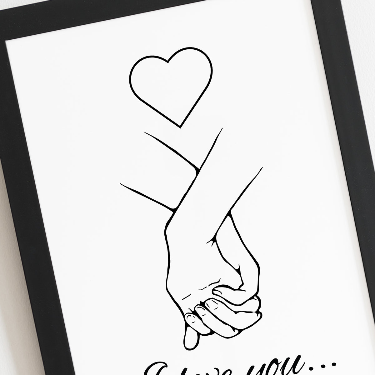 Gift For Husband Wife Boyfriend Girlfriend Love You Framed Print