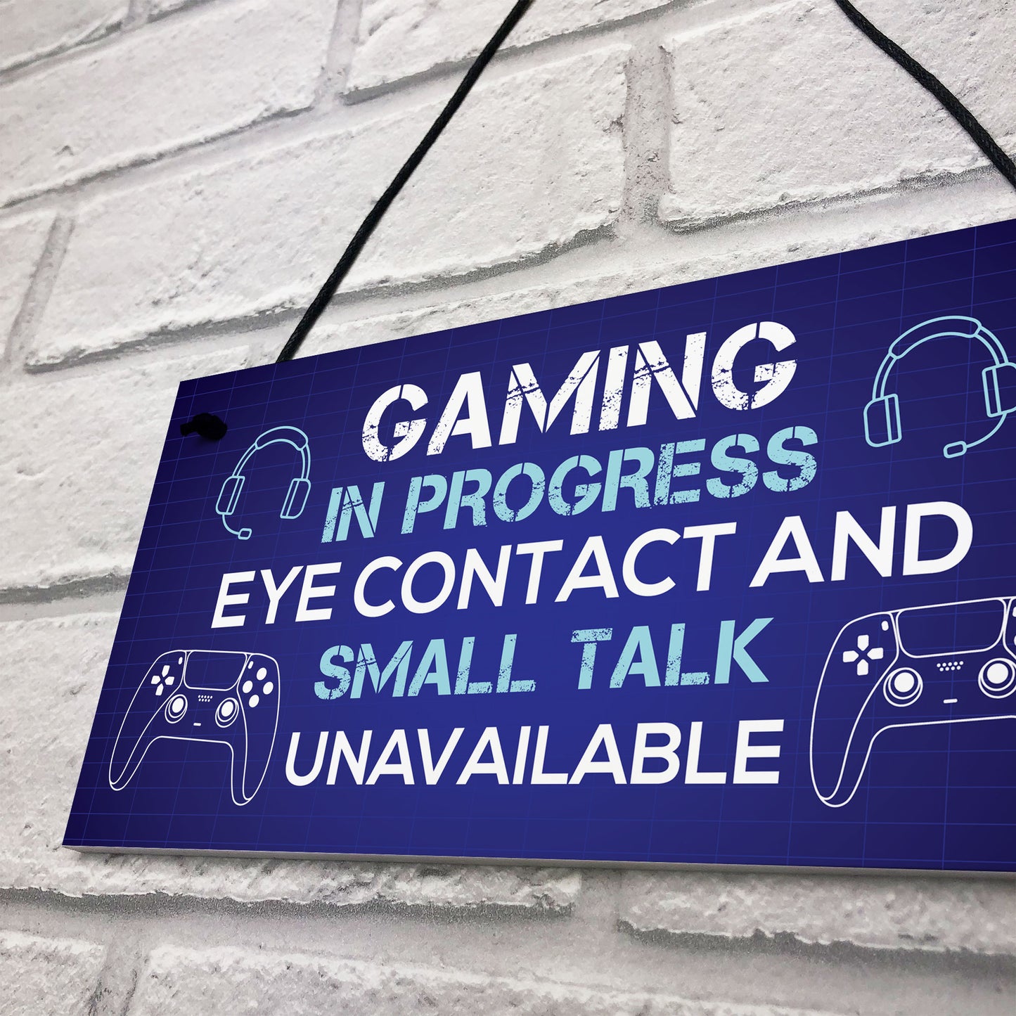 Games Room Sign For Boys Bedroom Gaming Accessories Gifts