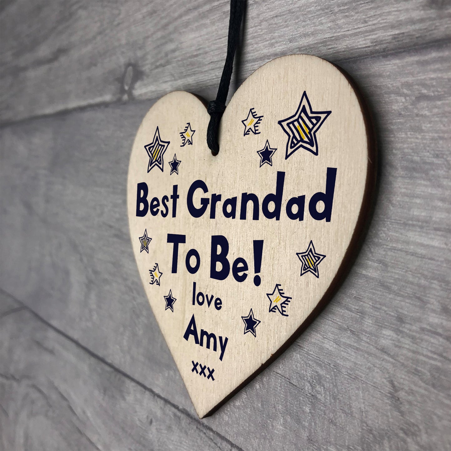 Best Grandad To Be Gift Personalised New Baby Gift Birthday Xmas
