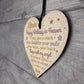 MUM Birthday Memorial Plaque Wood Heart Sign Grave Tribute Gift
