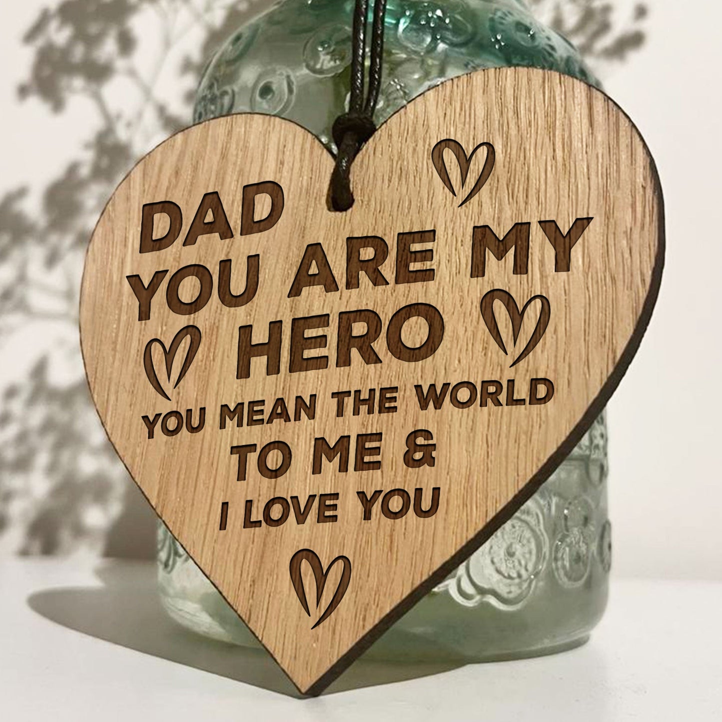 Dad Gifts For Fathers Day Birthday Engraved Heart Gift For Him