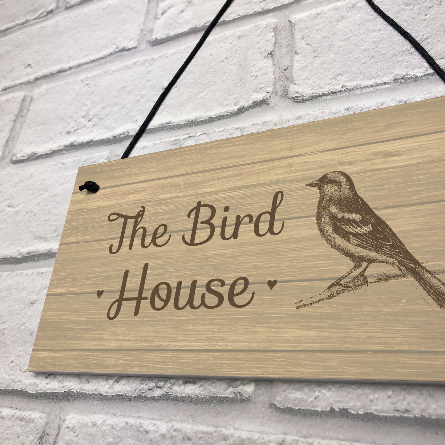 The Bird House Sign Garden Shed Summerhouse Sign Home Gift