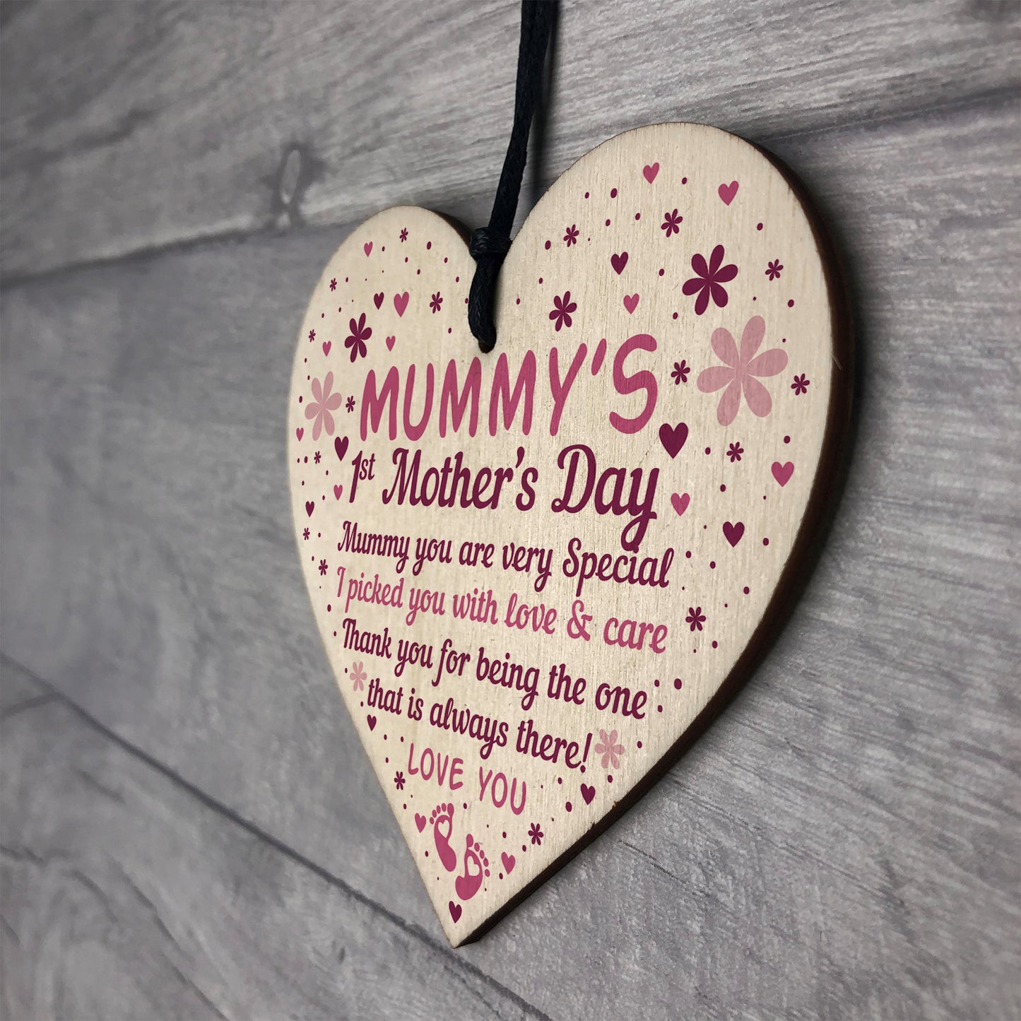 Mummy To Be Mothers Day Gifts Wood Heart First Mothers Day