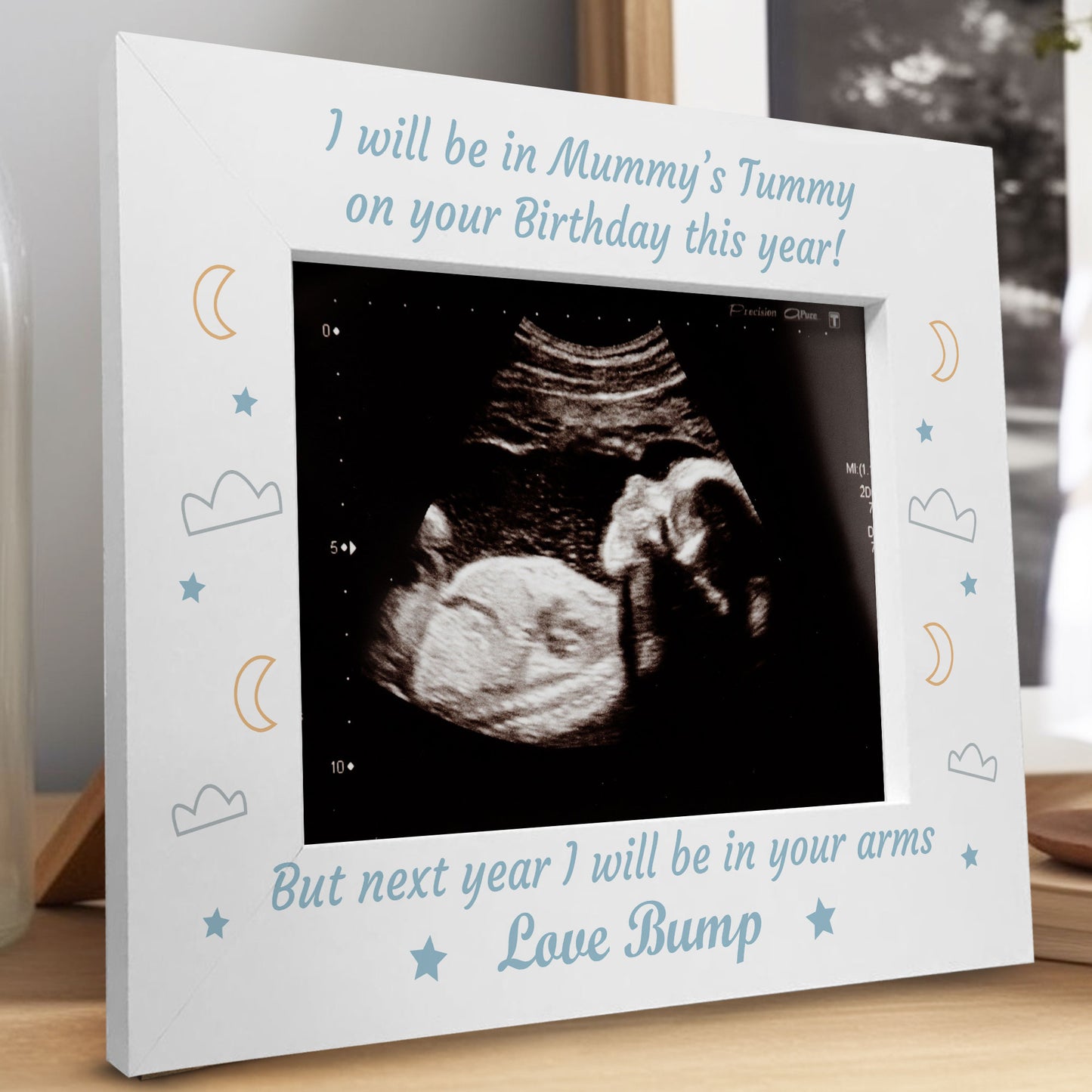 Birthday Gift For Daddy To Be Wooden Photo Frame From Bump Gifts