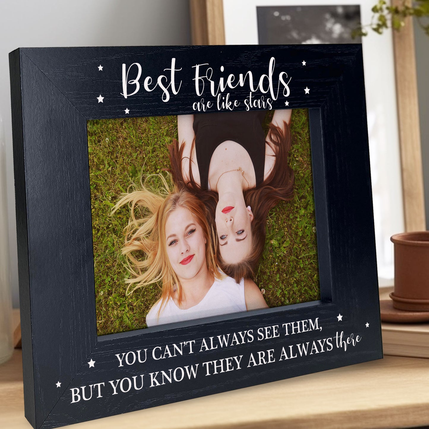Best Friend Photo Frame Wooden Friendship Gifts Best Friend Gift