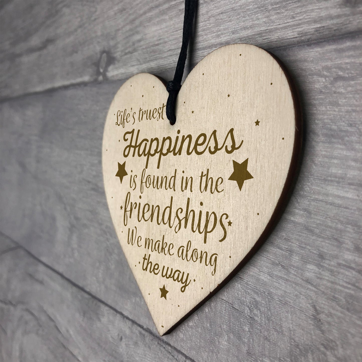 Best Friend Friendship Gift Heart Plaque Birthday Thank You Mum