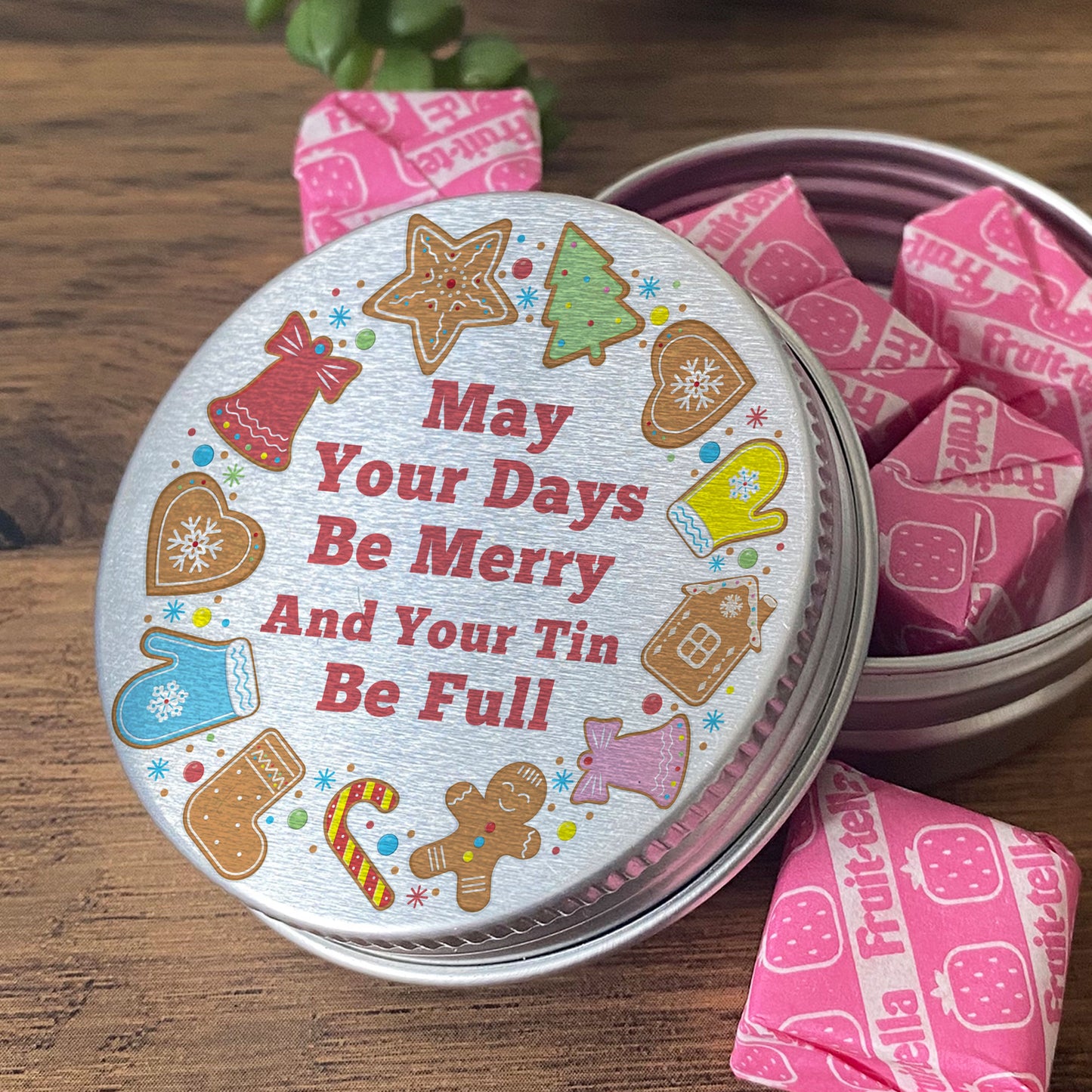 Christmas Stocking Filler Sweet Tin Christmas Gift For Friend