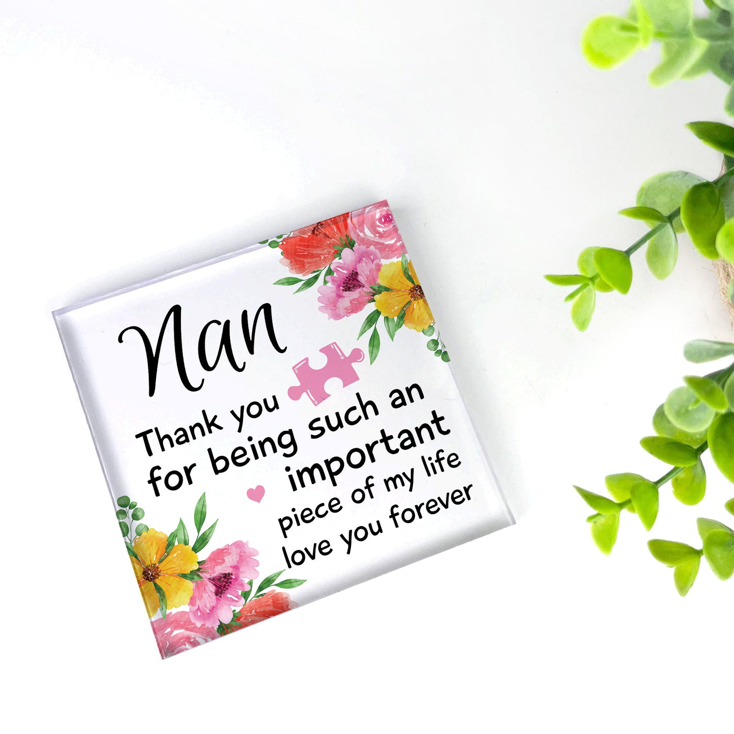 Gifts for Nan Acrylic Block Mum Gifts Nan Birthday Gifts Ideas
