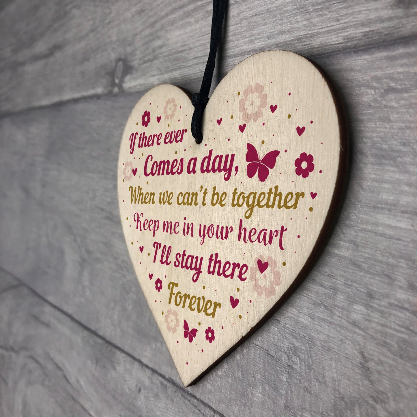 Inspirational Friendship Gift Mum Dad Nan Christmas Wooden Gift