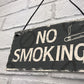 No Smoking Area Hanging Sign Hotel Garden Pub Bar Door Wall Sign