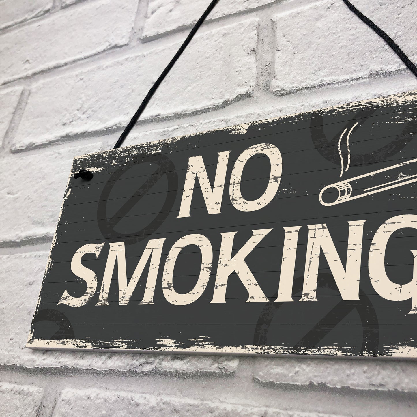 No Smoking Area Hanging Sign Hotel Garden Pub Bar Door Wall Sign