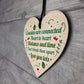 Birthday Christmas Gift For Cousin Wood Heart Family Friend Sign