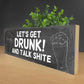 Funny Bar Sign Wooden Bar Sign Standing Plaque Man Cave Sign