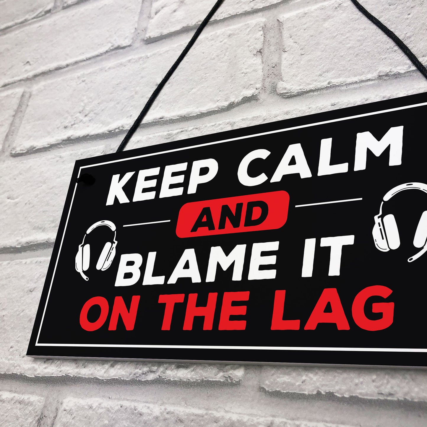 Keep Calm Funny Gamer Gifts For Him Games Room Man Sign