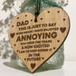 Funny Dad Gifts From Daughter Son Fathers Day Birthday Heart