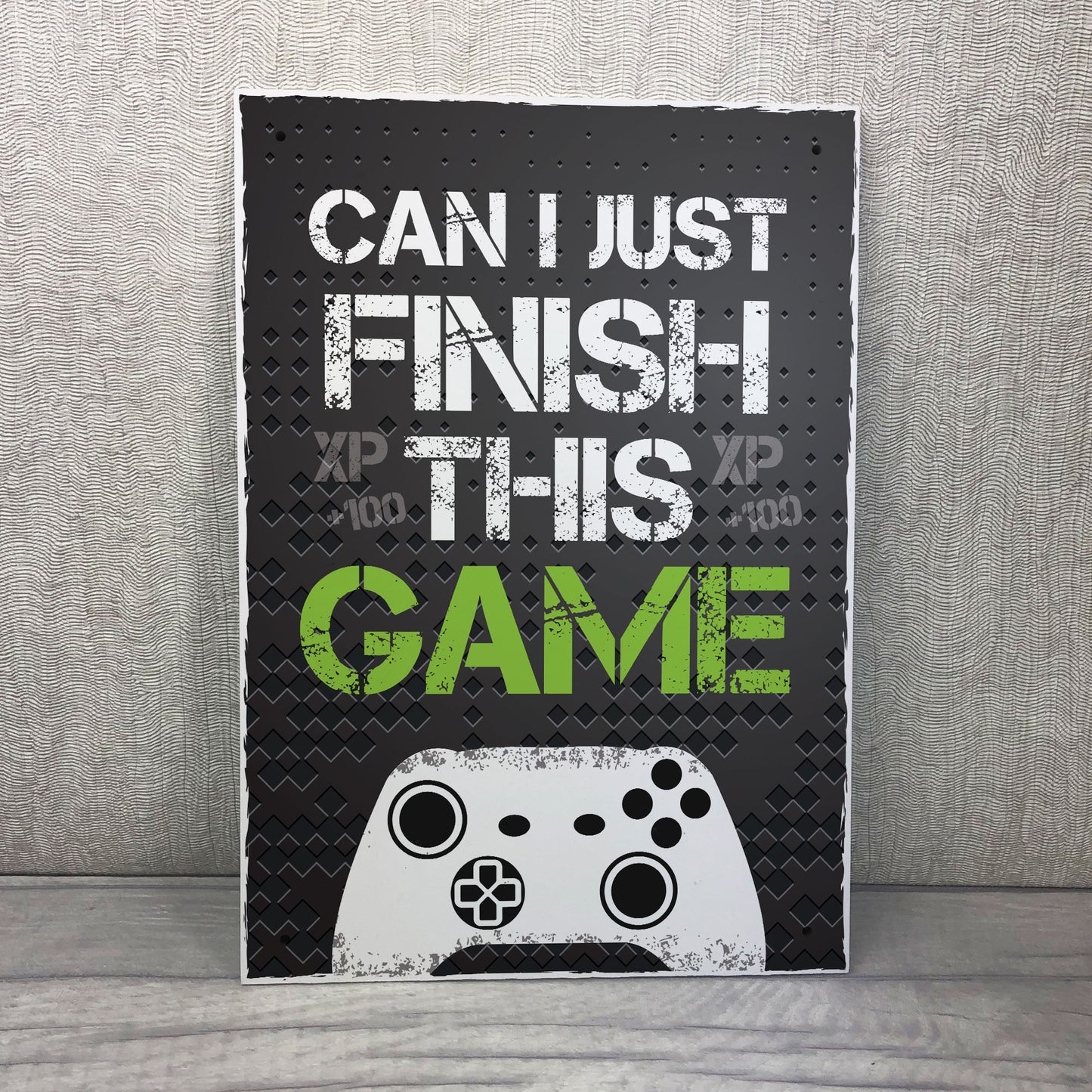Black Gaming Sign Xbox Boys Bedroom Wall Art Man Cave Gifts