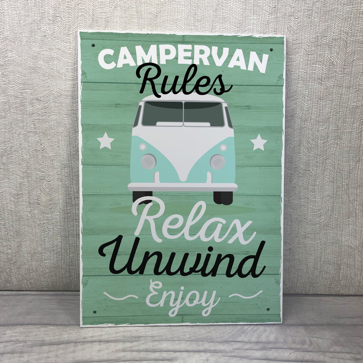 Camper Van Accesories Travel Holiday Novelty Plaques Birthday