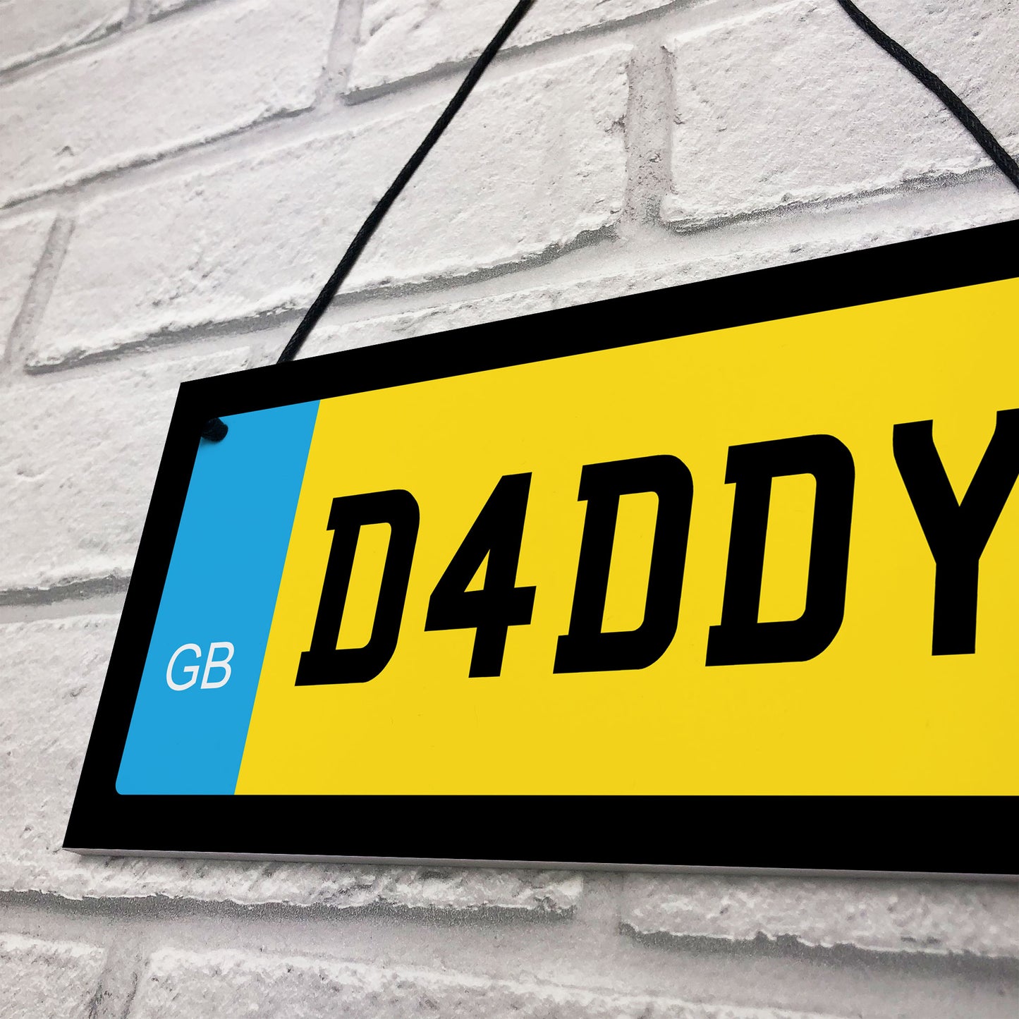 Dad Daddy Novelty Number Plate Sign Fathers Day Gift For Daddy