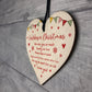 Lockdown Christmas Gift For Friend Family Wood Heart Tree Decor