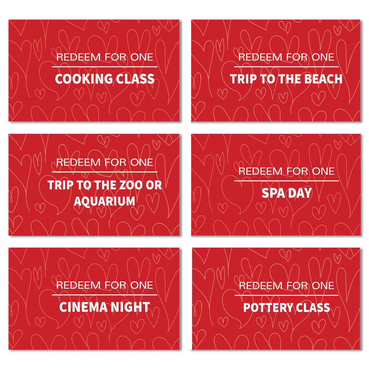 Coupon Book Date Night Idea Card Game For Couple Valentines