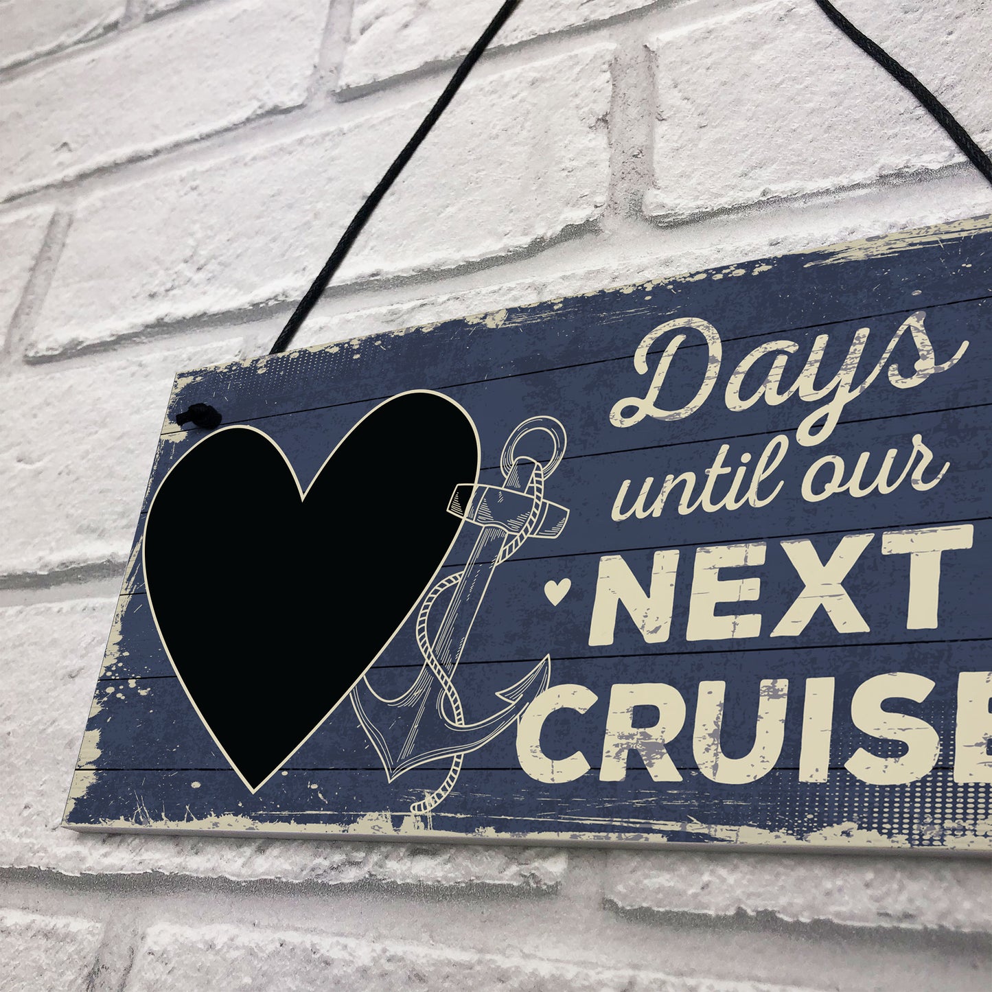 CHALKBOARD Holiday Countdown Sign Days Until Our Next Cruise