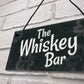 The Whiskey Bar Sign Home Bar Plaque Garden Shed Pub Gift
