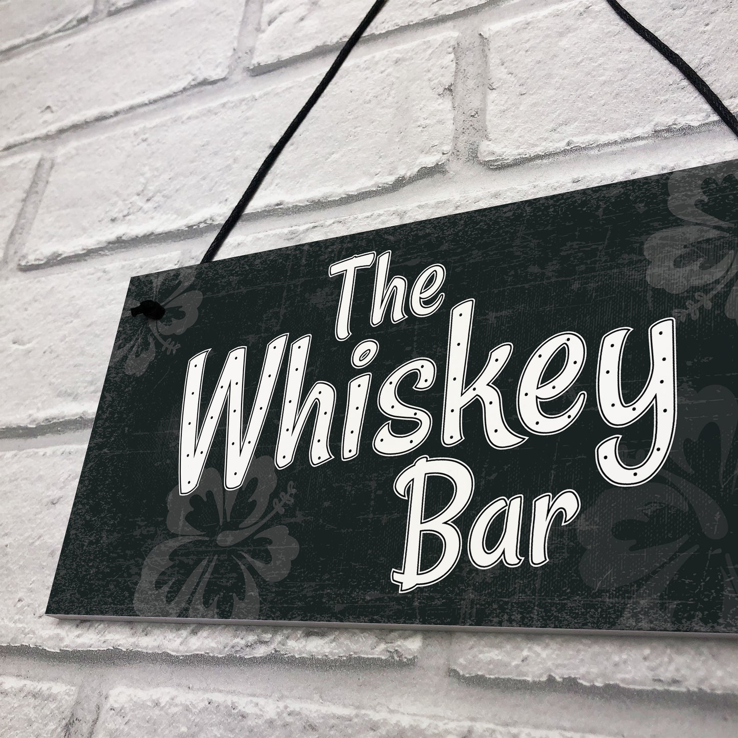 The Whiskey Bar Sign Home Bar Plaque Garden Shed Pub Gift