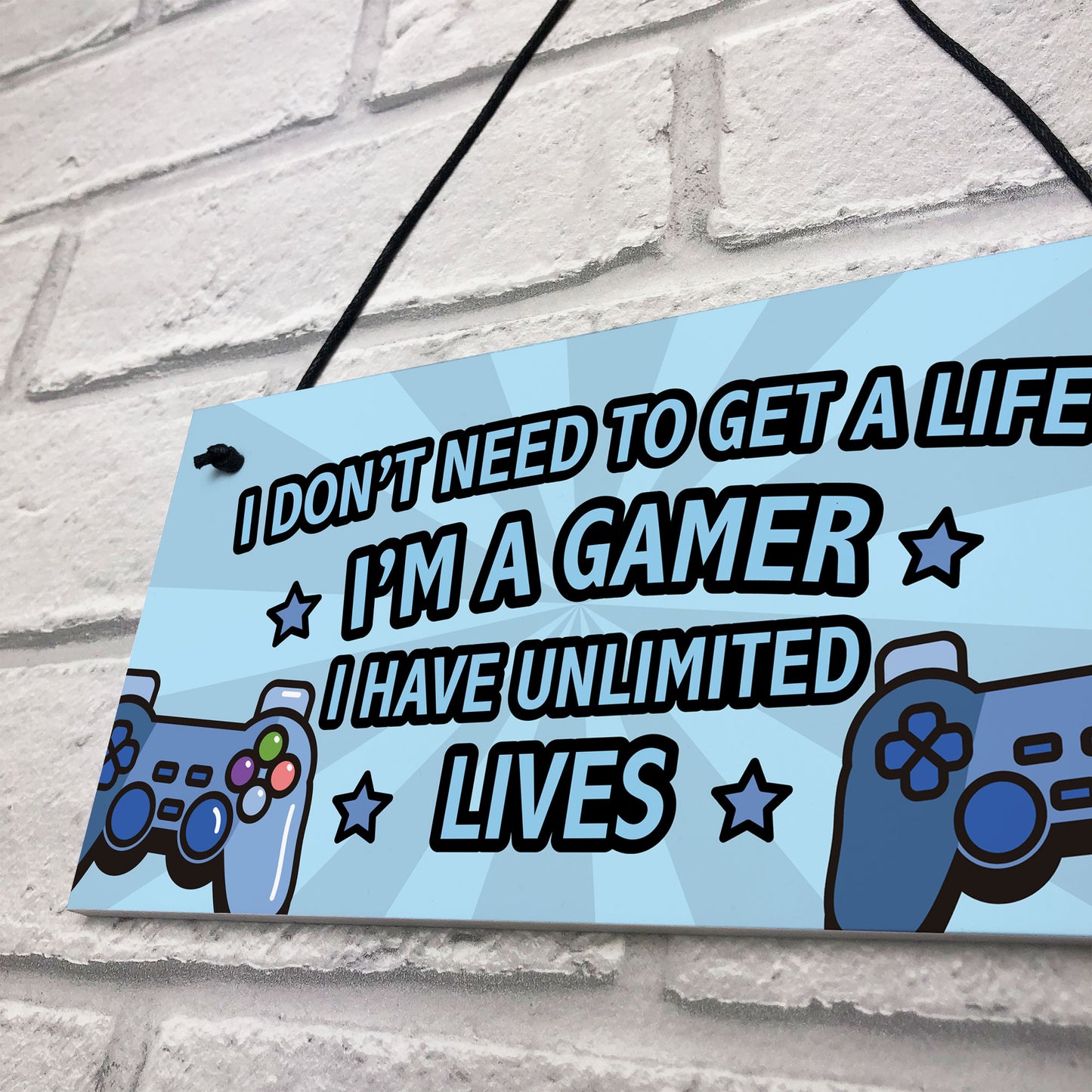 Gaming Sign Retro Gaming Gift For Boys Bedroom Man Cave Gift