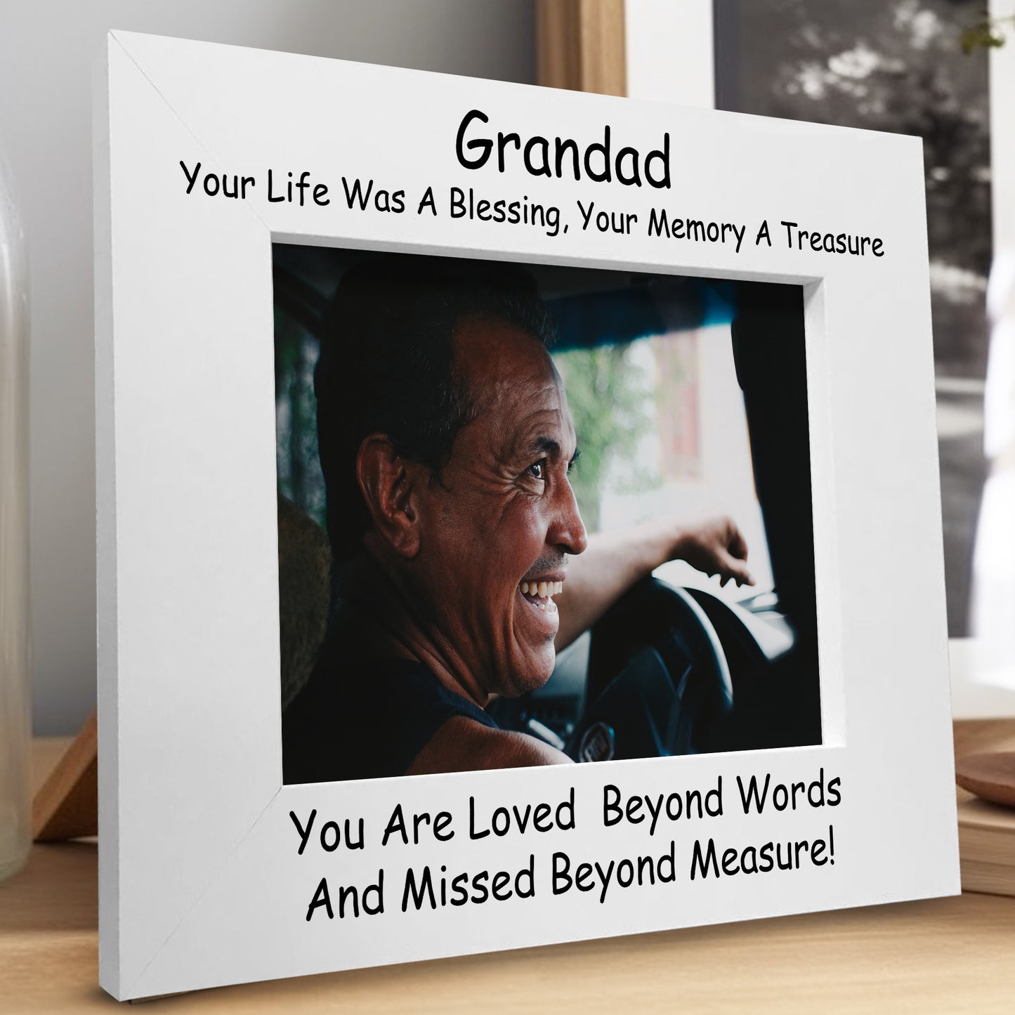 Grandad Memorial Photo Frame In Memory Gift For Grandad Family