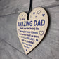 Birthday Gift For Dad Heart Fathers Day Gift For Amazing Dad