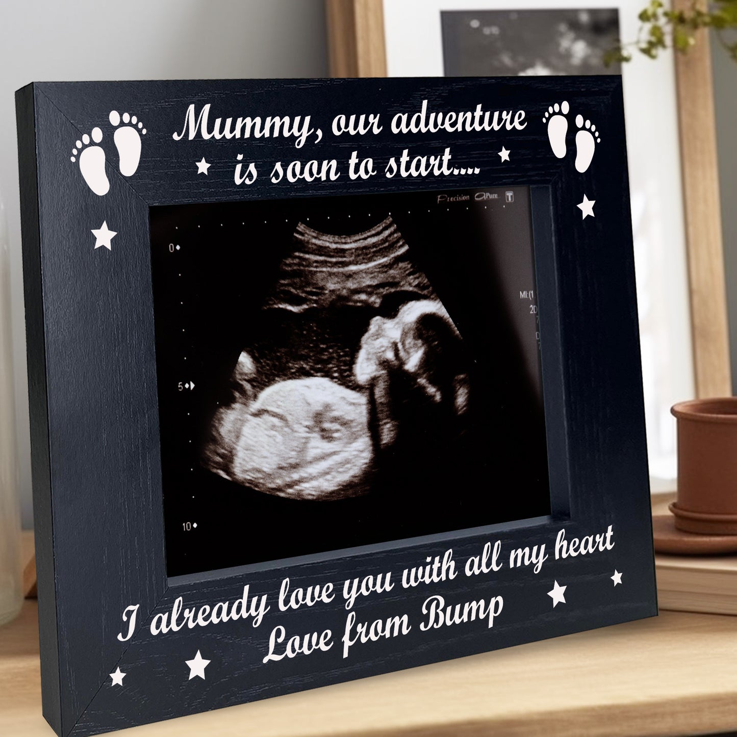 Mummy To Be Gift From Bump Wood Photo Frame Mummy To Be Birthday