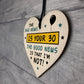 30th Birthday Wooden Heart Funny Novelty Sign Funny GiftS
