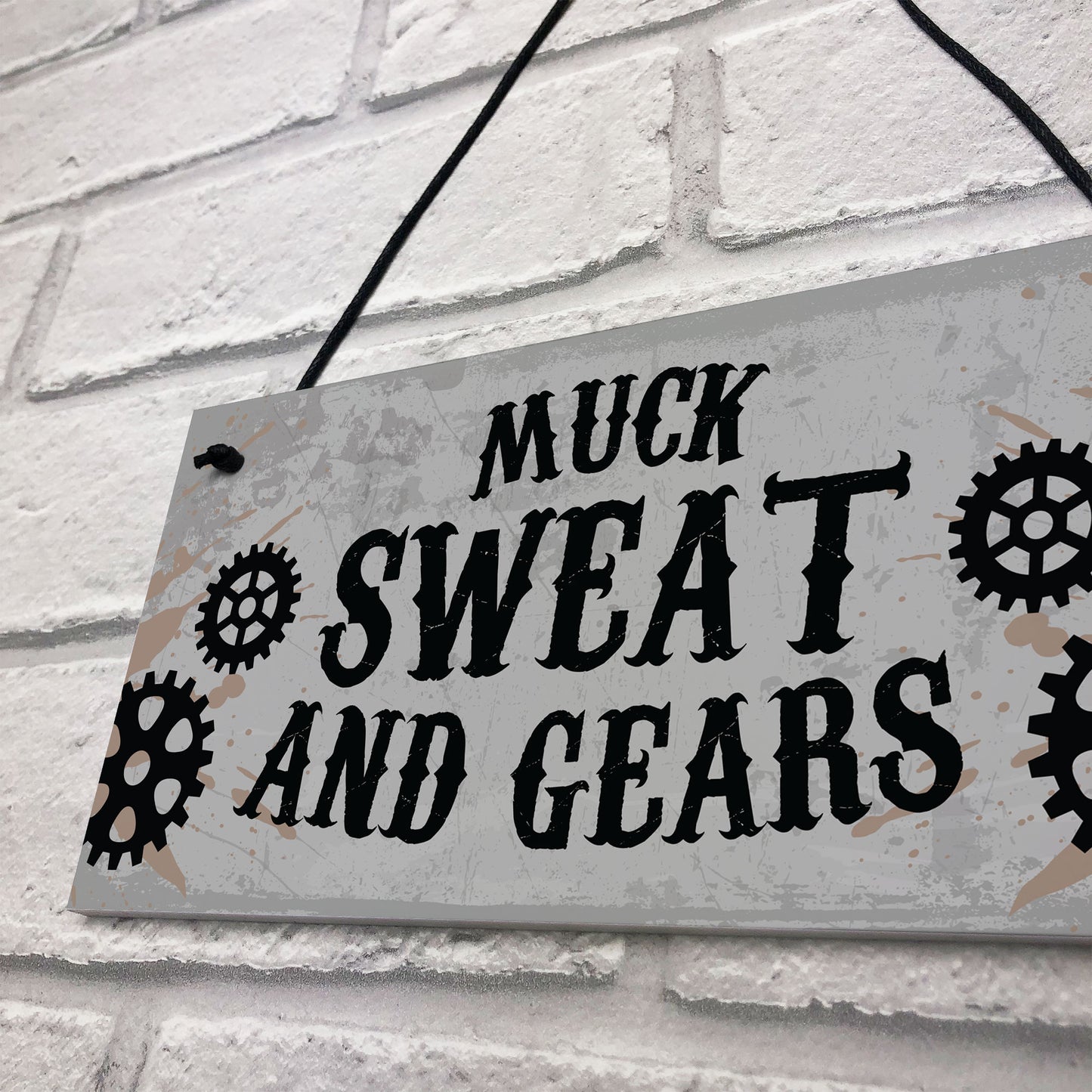 Bike Enthusiast Hanging Sign Motorbike Motorcycle Gift For Men