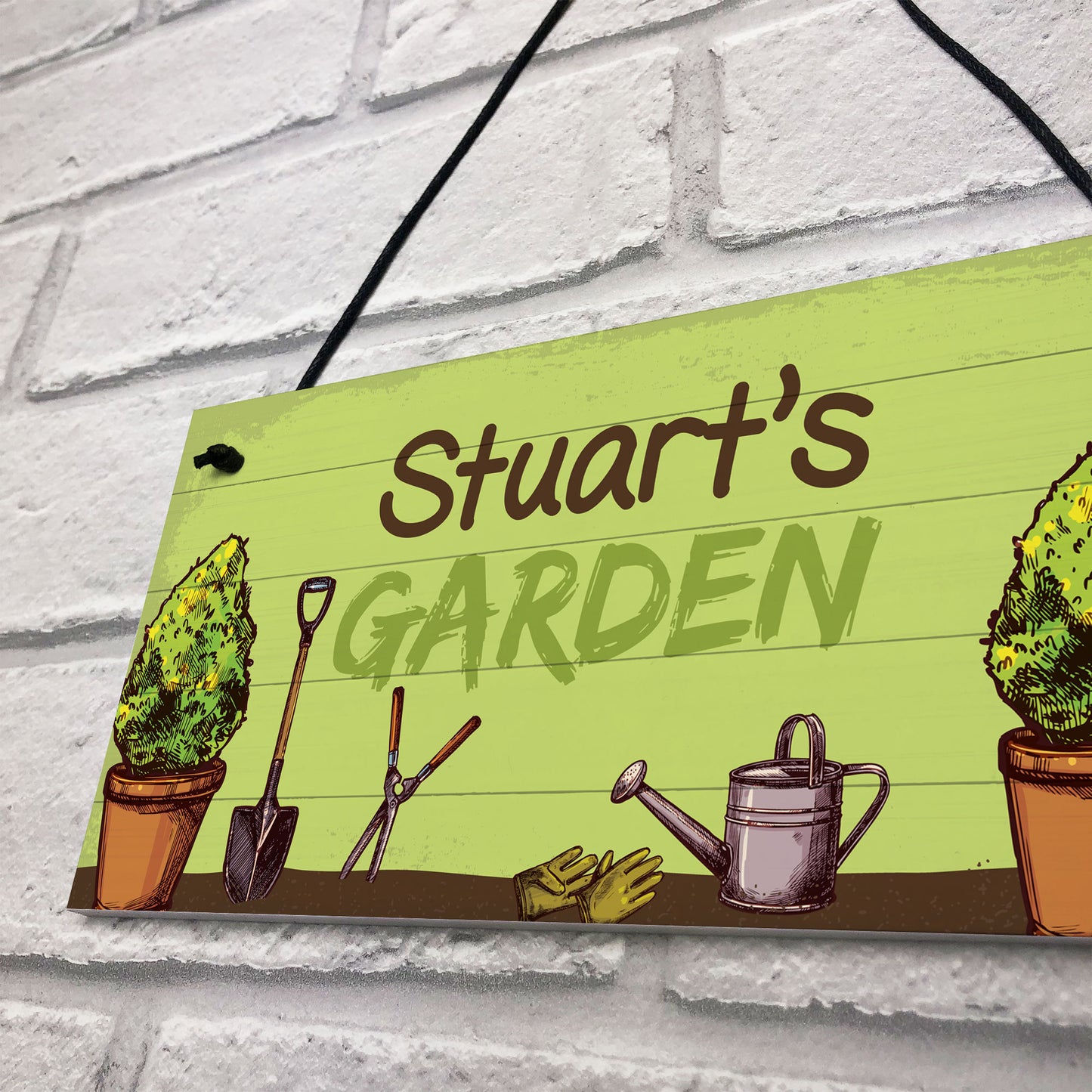 Garden Sign Personalised Summer House Plaque Accessories Shed