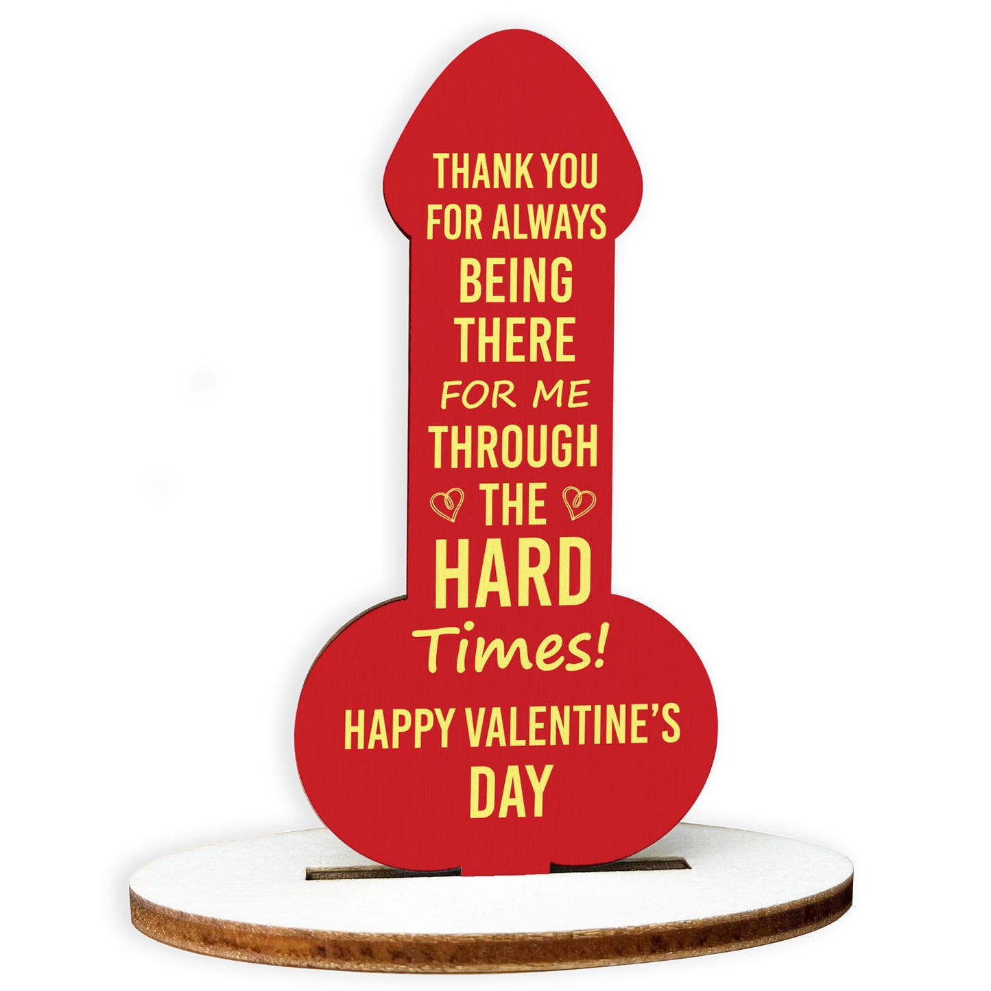 Valentines Gift For Him Her Partner Friend Plaque Thank You