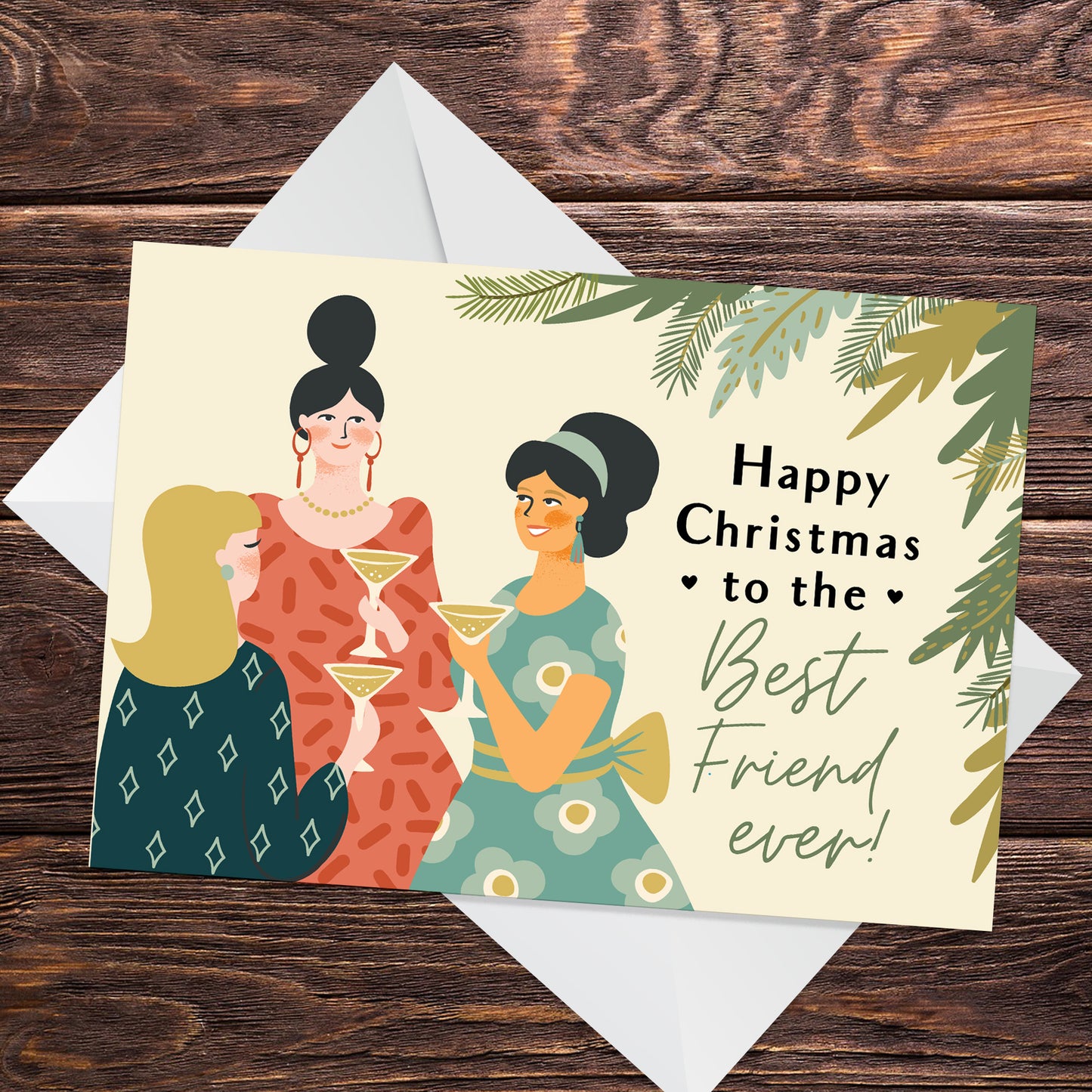 Christmas Card For Best Friend Happy Christmas Card For Friend
