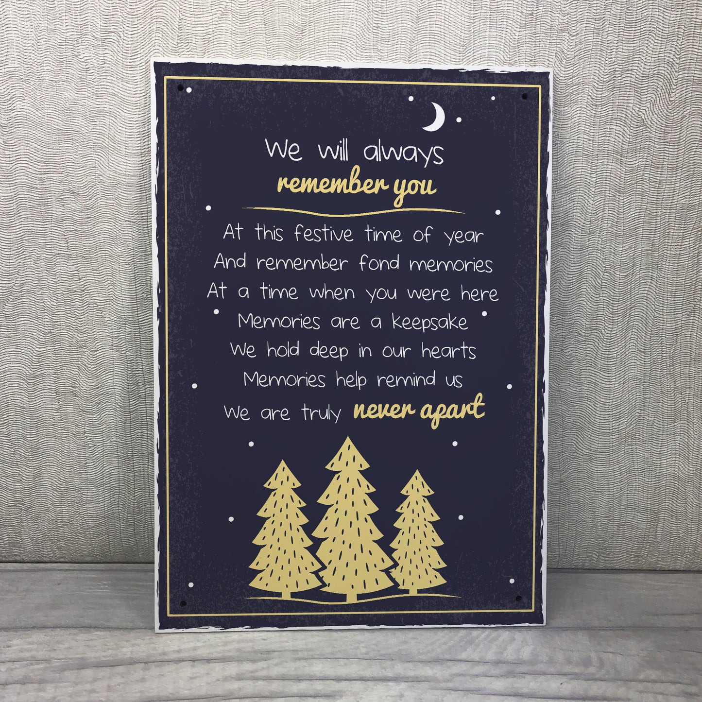 Christmas Memorial Sign Christmas Tree Decoration Nan Mum Dad