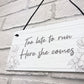 Funny Wedding Sign Too Late To Run Novelty Wedding Decor Sign