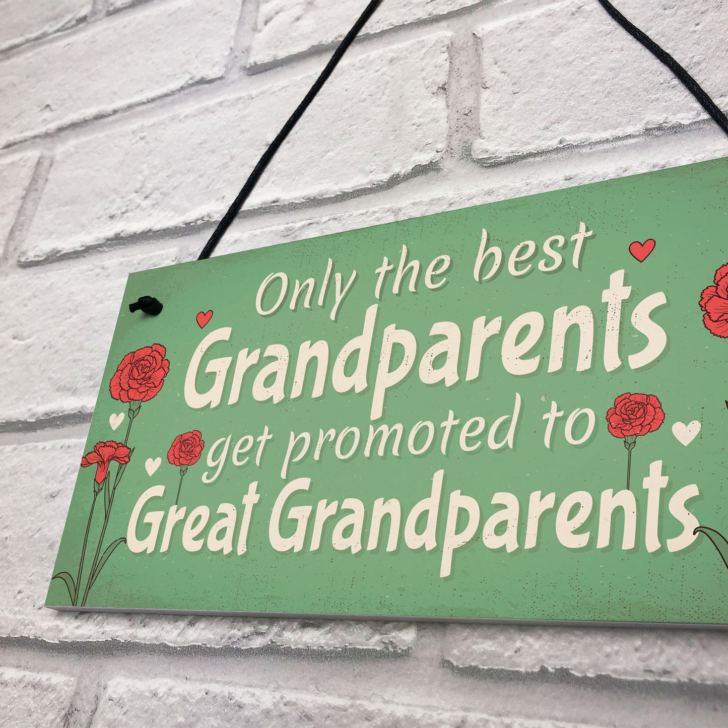 Great Grandparents Gift Sign Baby Announcement For Grandparents
