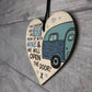 Caravan Open Door Wooden Hanging Plaque Shabby Chic Sign Gifts