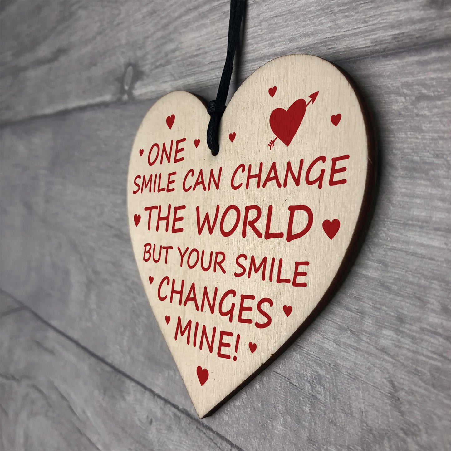 Wooden Heart Valentines Day Anniversary Gift For Boyfriend Him